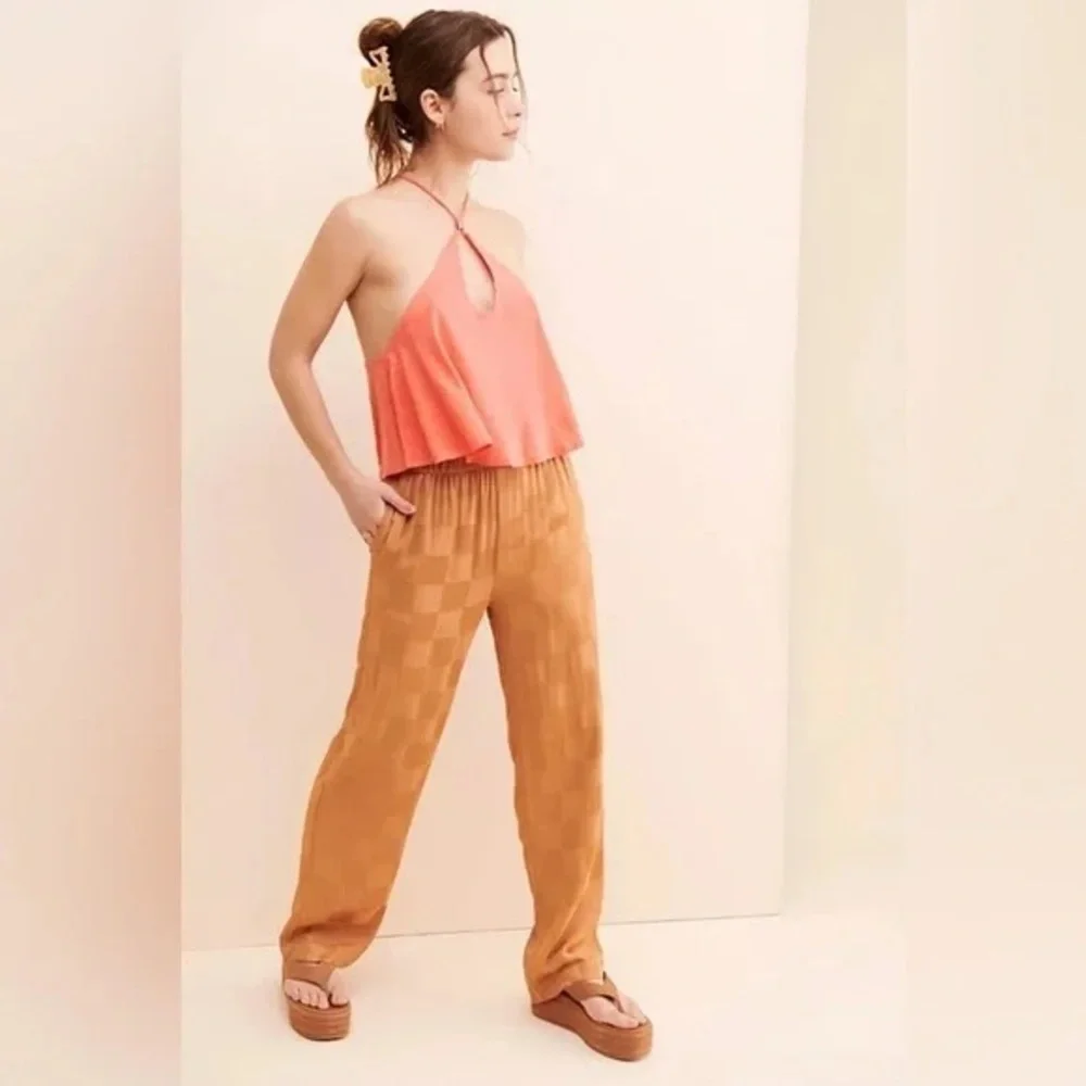 Free People | Long Weekend Top Orange Various Sizes Boho Beach - Picture 2 of 4